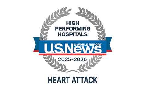 Heart Attack U.S. News High Performing Badge 2025-2026