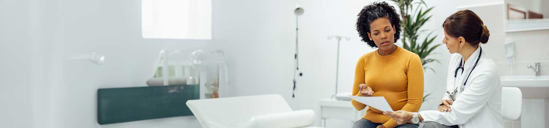 Doctor with a patient