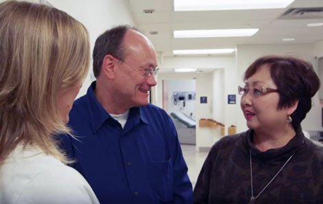 Ronald and Veronica Downing with Anita Sites. Veronica benefitted from a living kidney donation