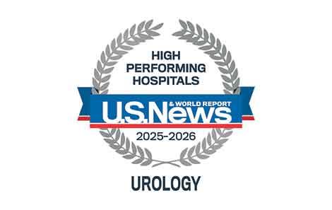 Urology U.S. News High Performing Badge 2025-2026
