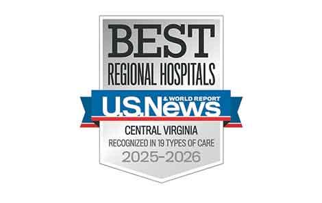 U.S. News Best Regional Hospital Central Virginia Badge