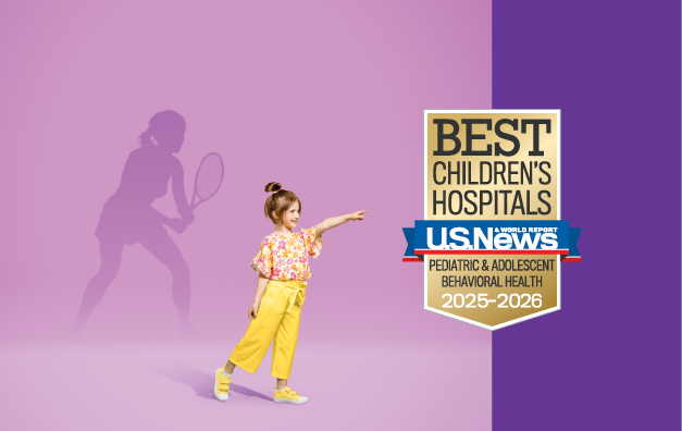 Best Children's Hospitals Behavioral and Adolescent Health badge