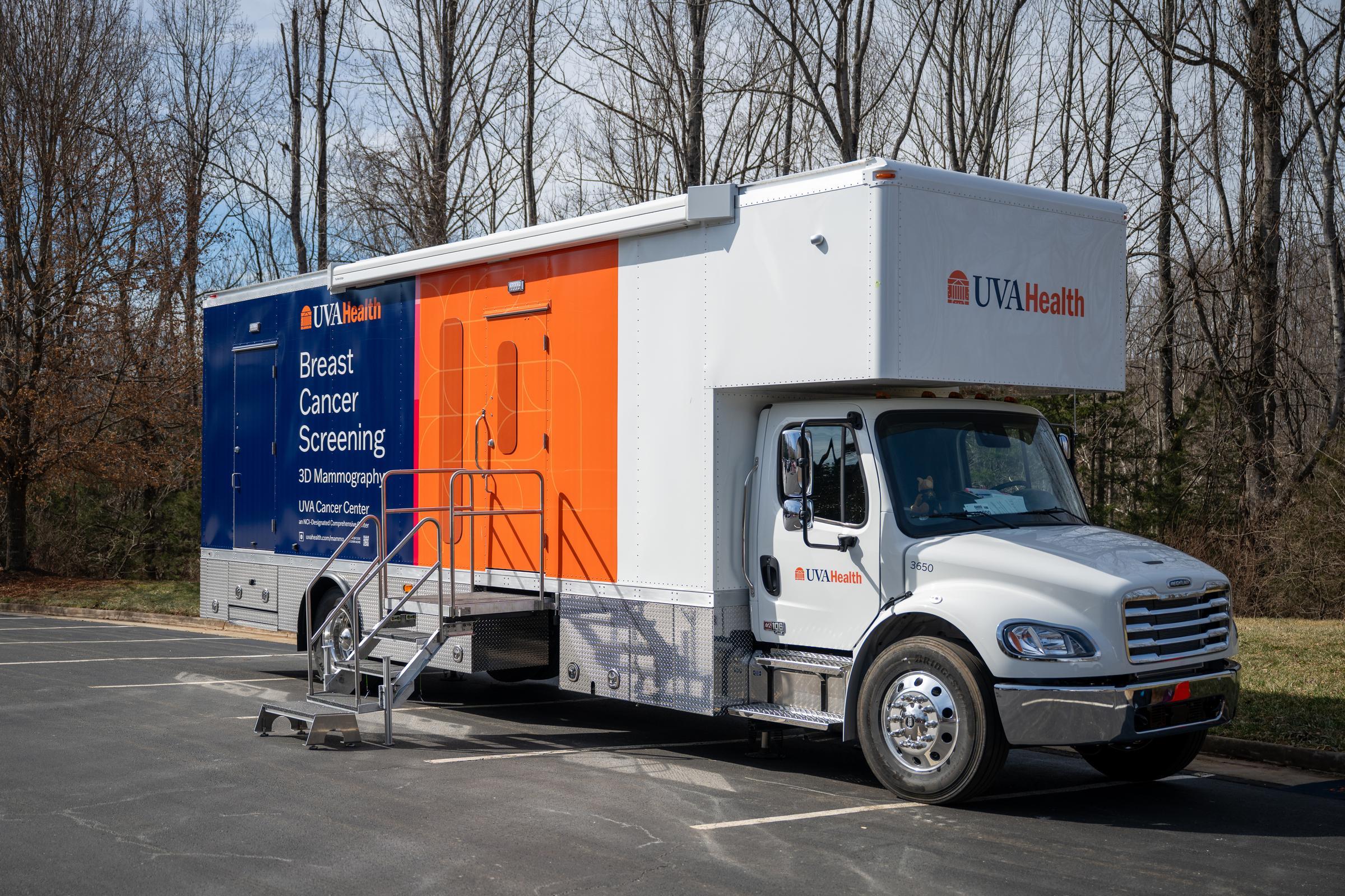 UVA Health mobile mammography van