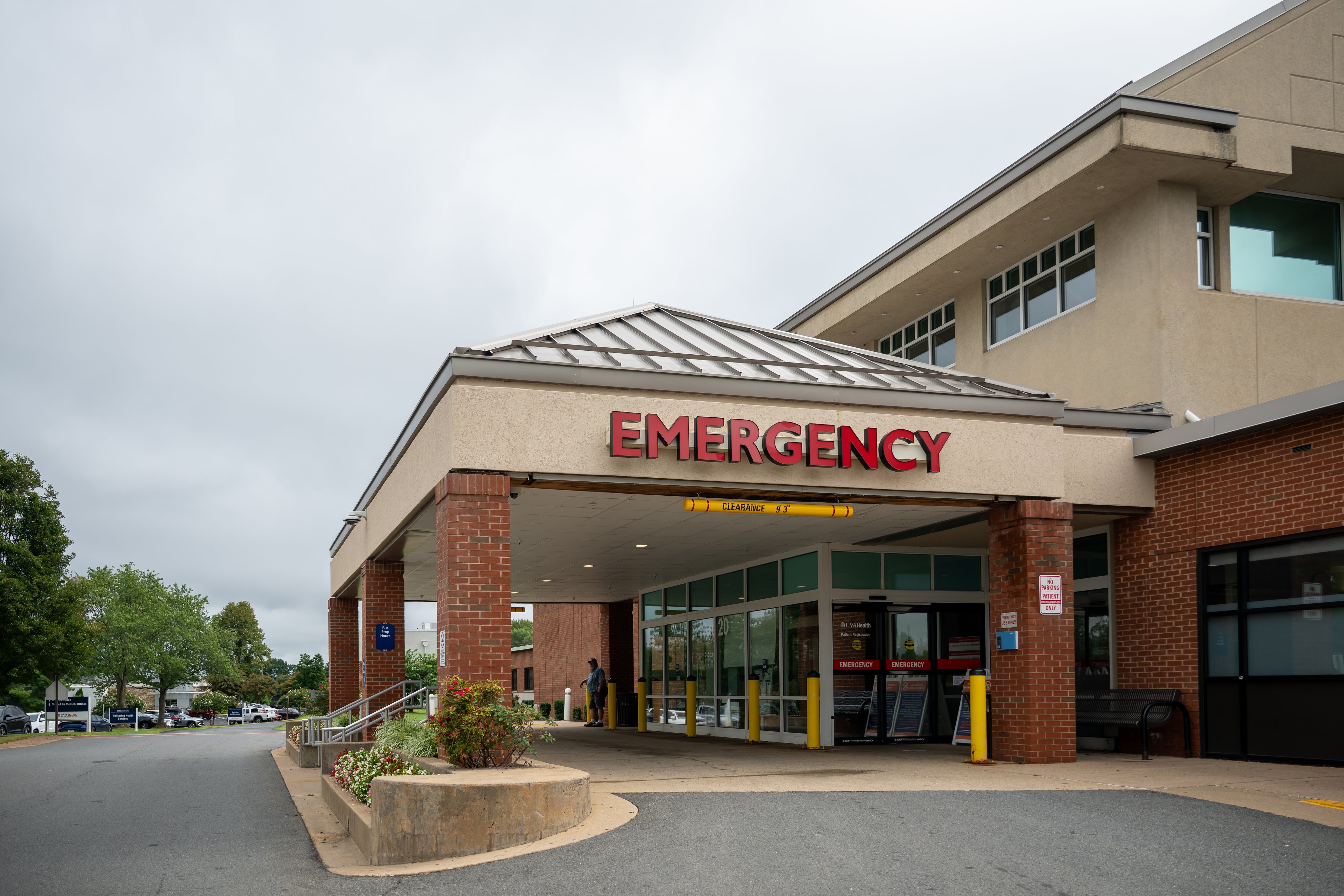 Photo of emergency department entrance