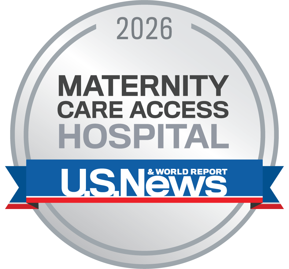 US News Badge for Maternity Care Access award