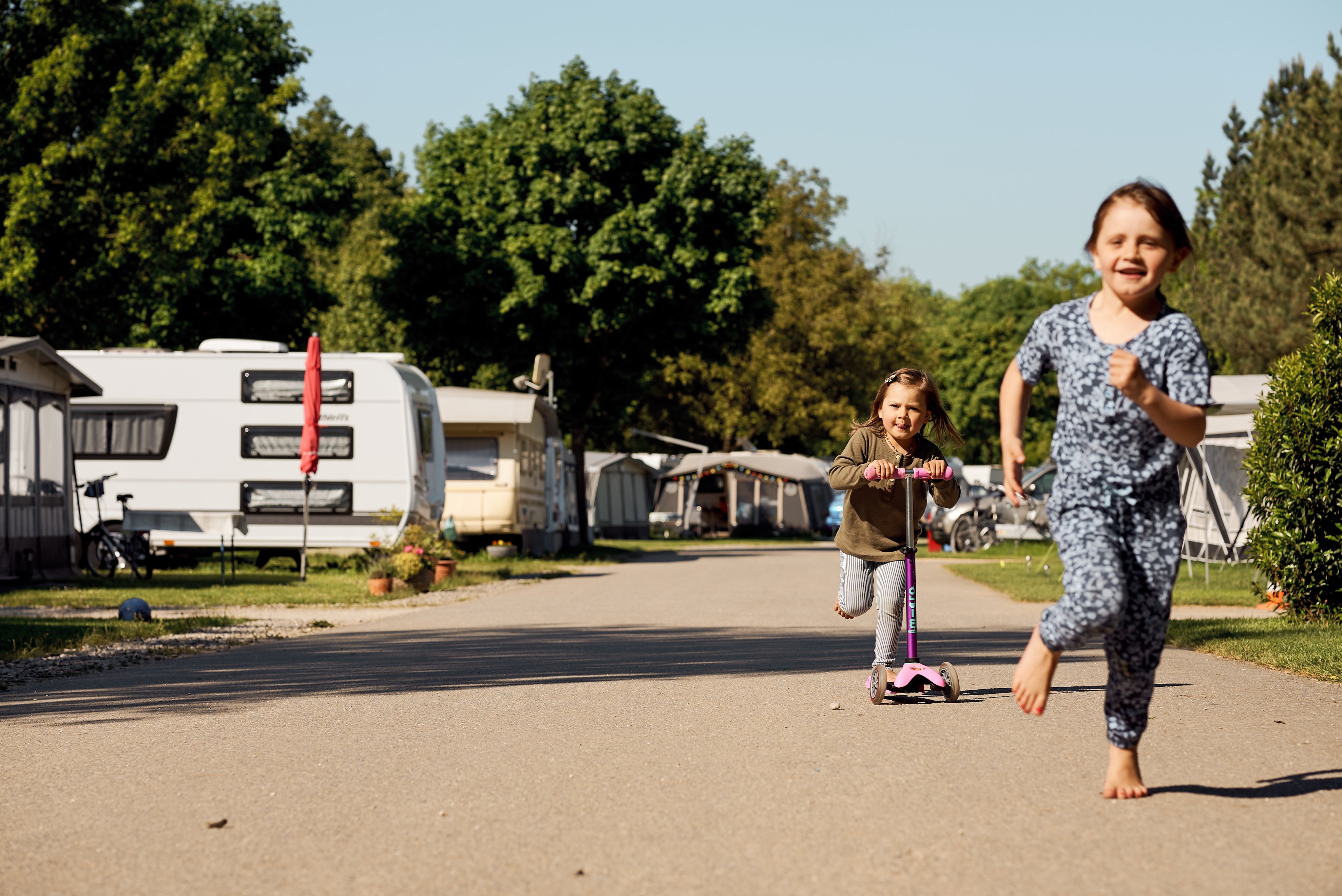 Children at TCS Camping Solothurn