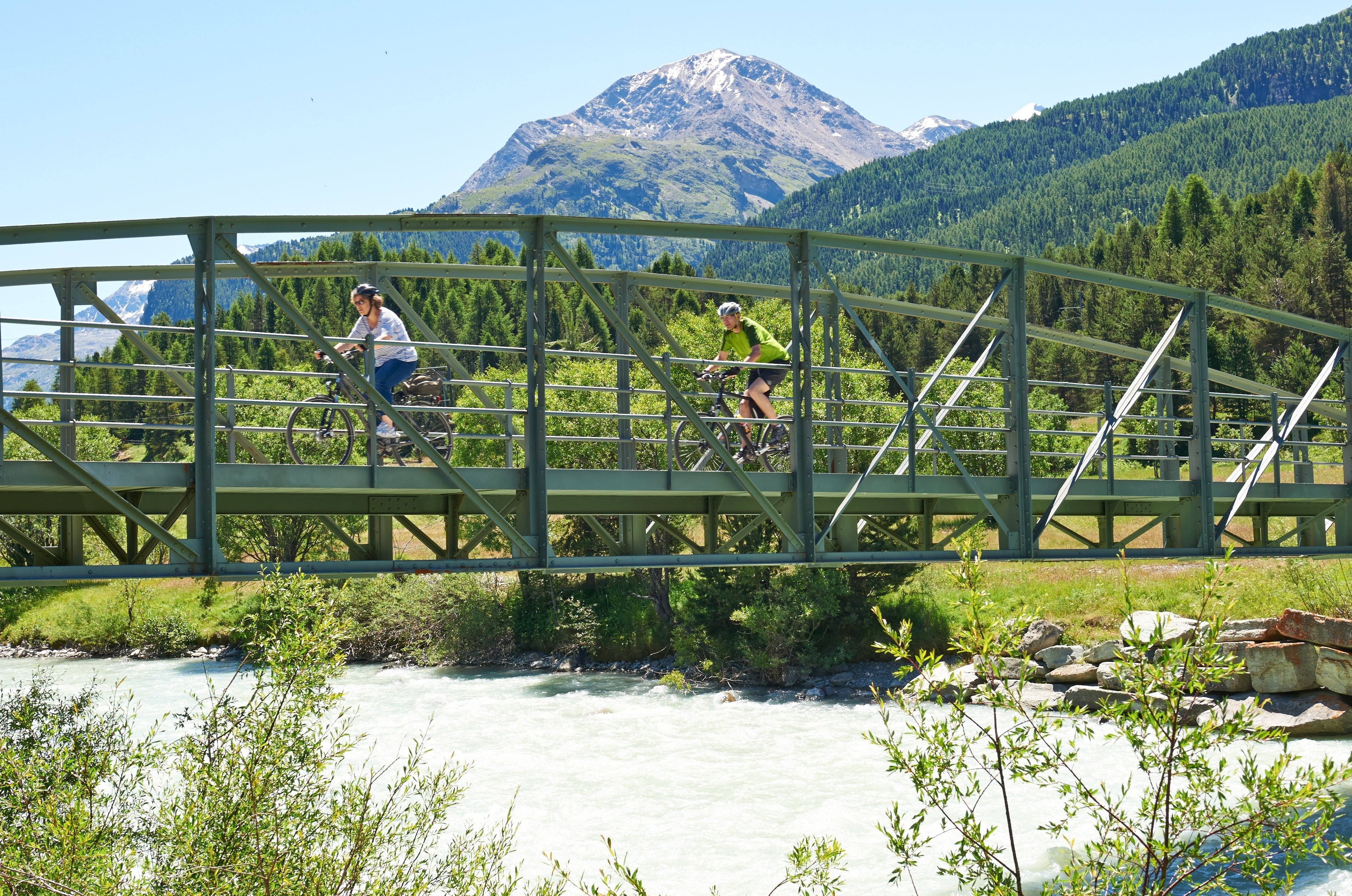 Ciclisti nei Grigioni