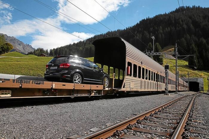 Trasporto auto Vereina