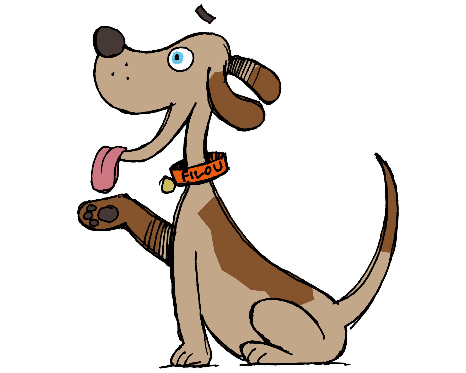 Illustration by Filou for the TCS Camping Dog Etiquette Guide