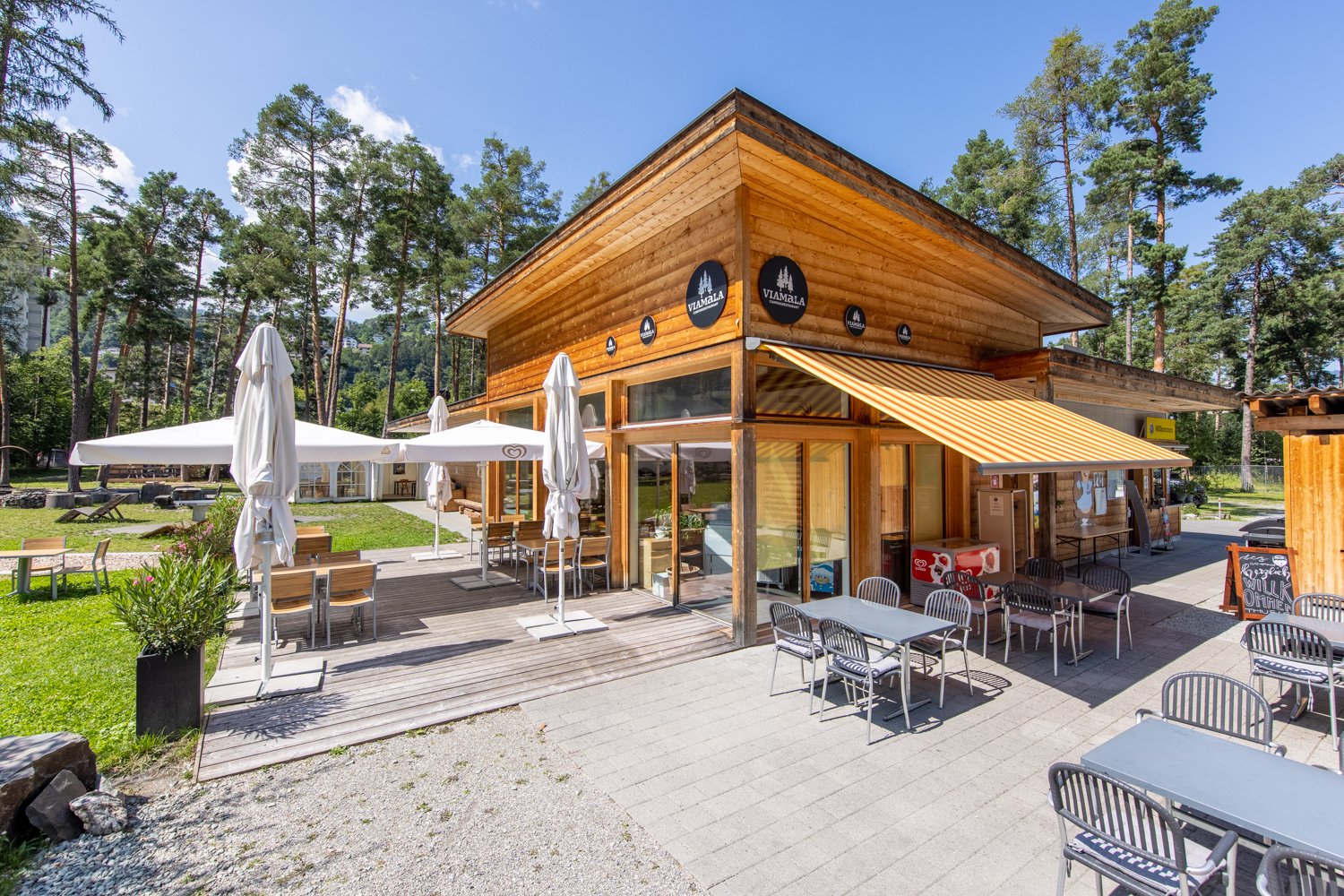 Ristorante Viamala al TCS Camping Thusis Viamala