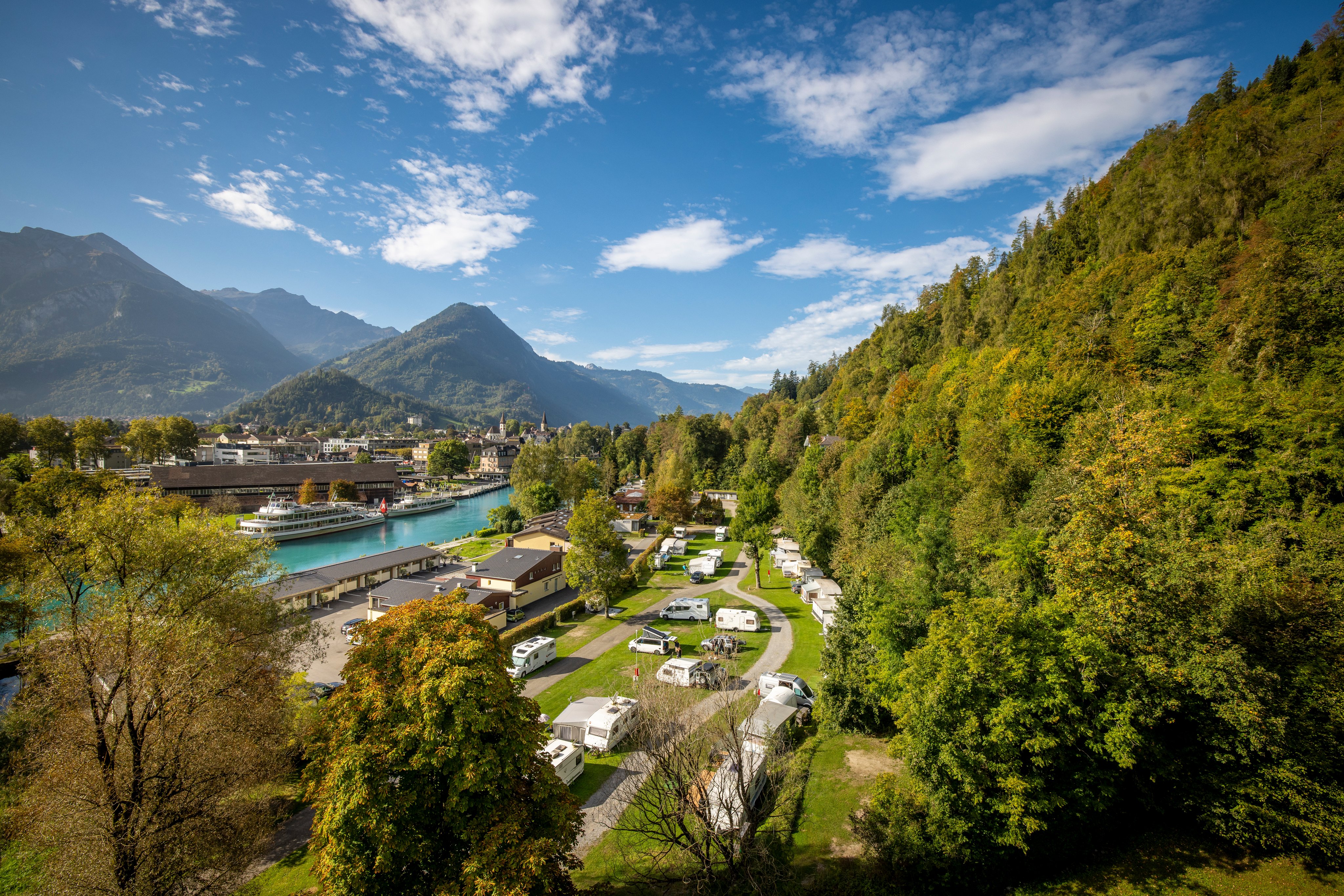 TCS Camping Interlaken in mezzo alla natura con grandi mete per le escursioni