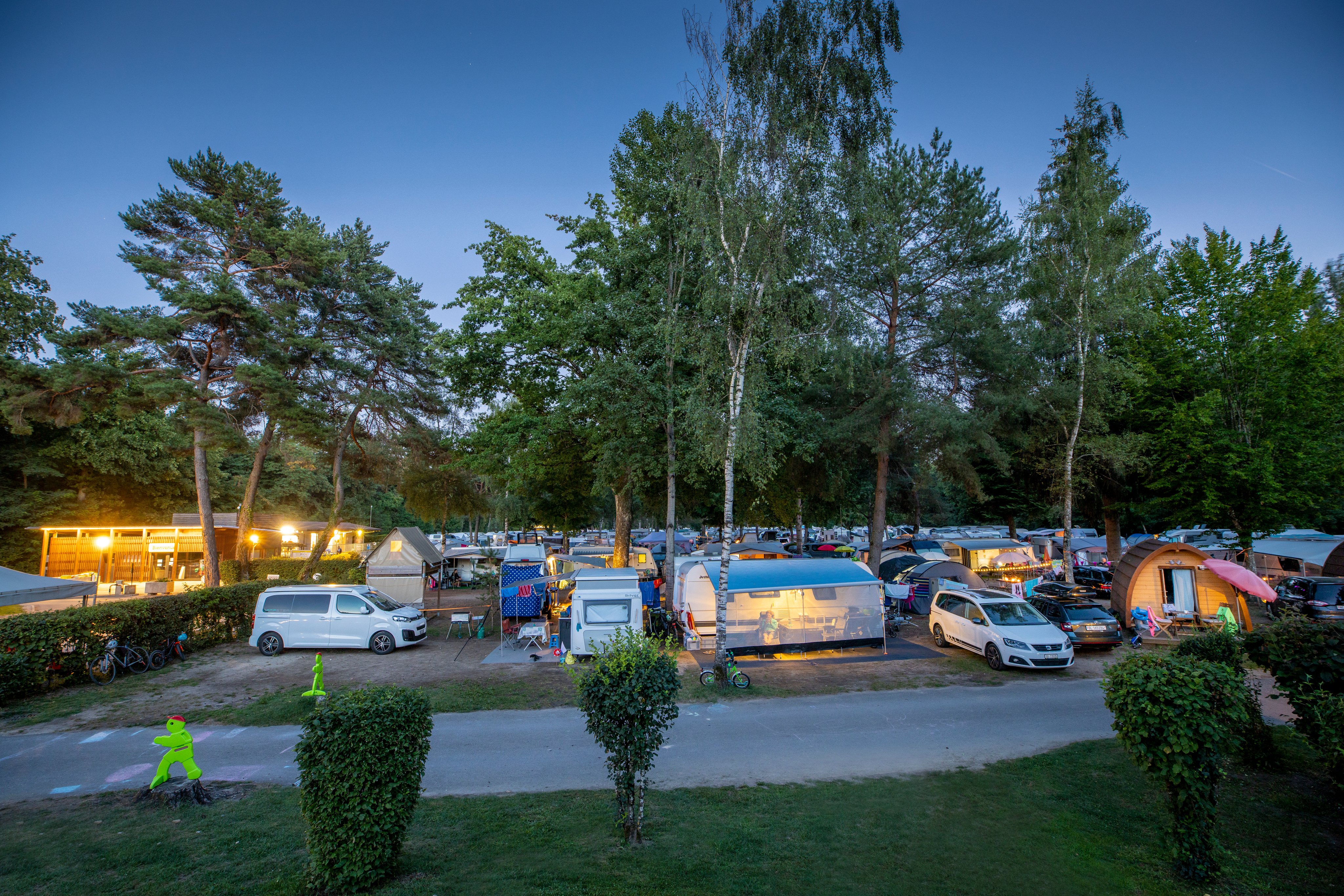 TCS Camping Salavaux mit Stellplätzen