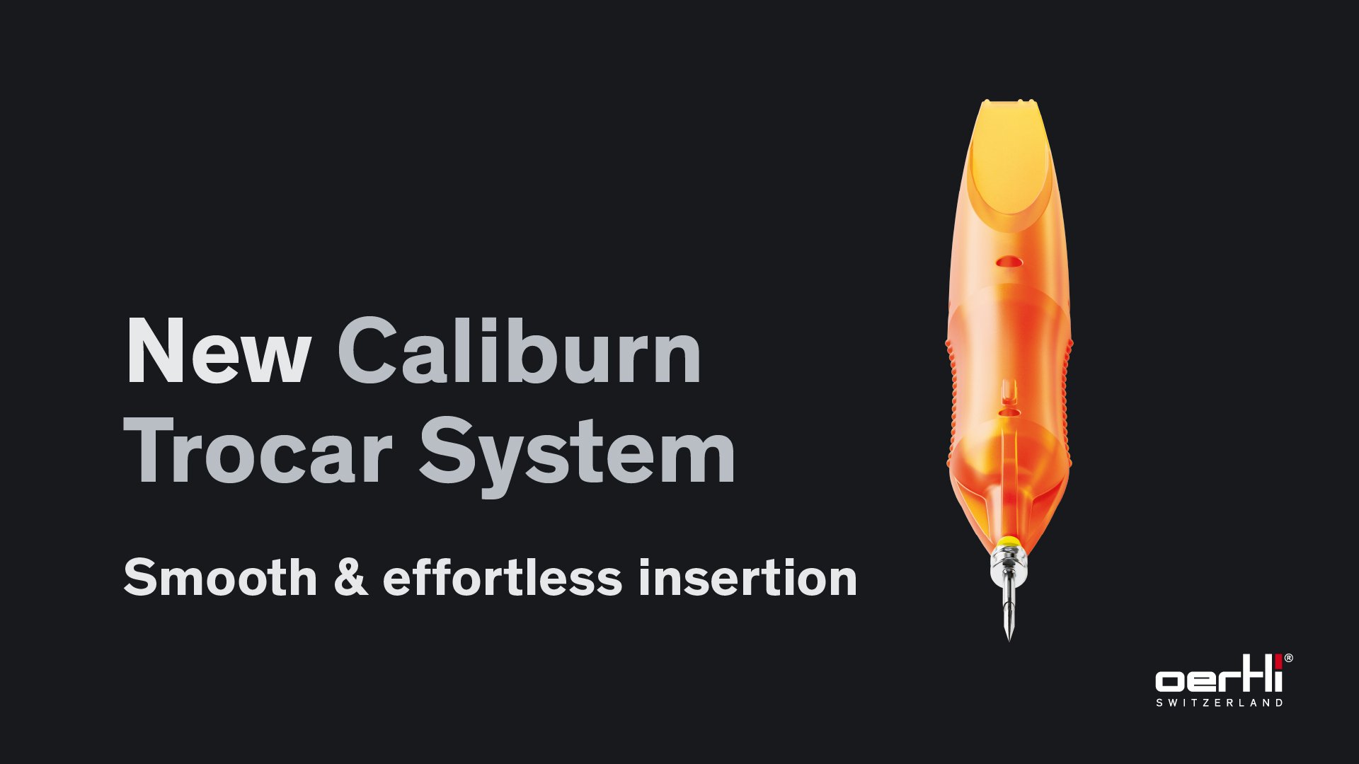 Caliburn trocar system enabling smooth and controlled scleral insertion