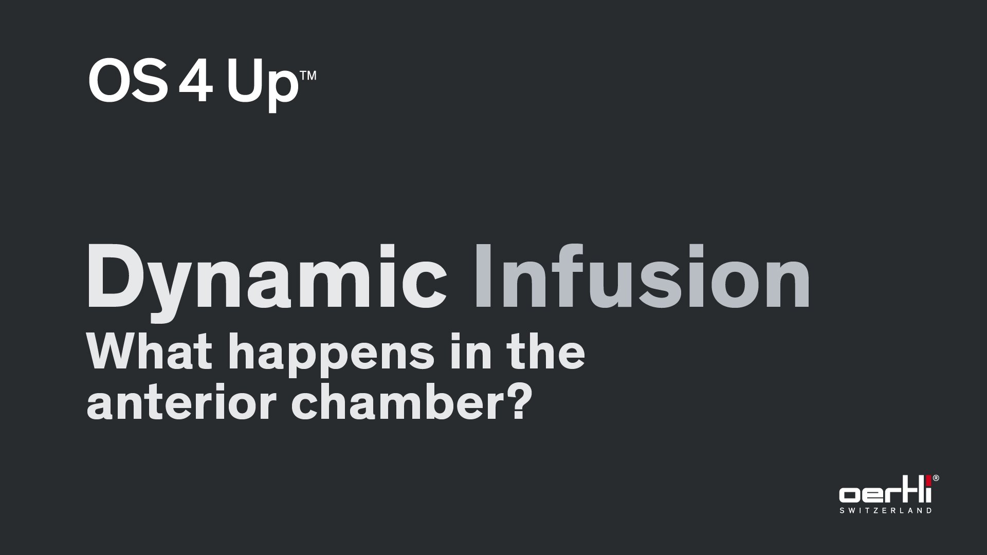Dynamic infusion maintaining stable intraocular pressure in the anterior chamber