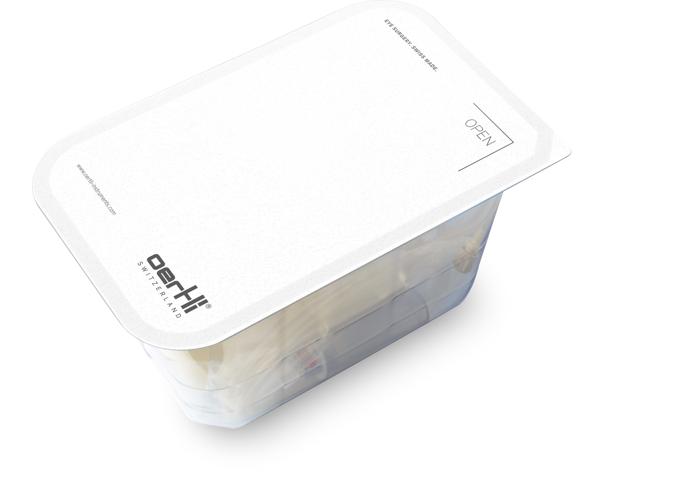 Sterile ophthalmic phaco pack with Oertli branding