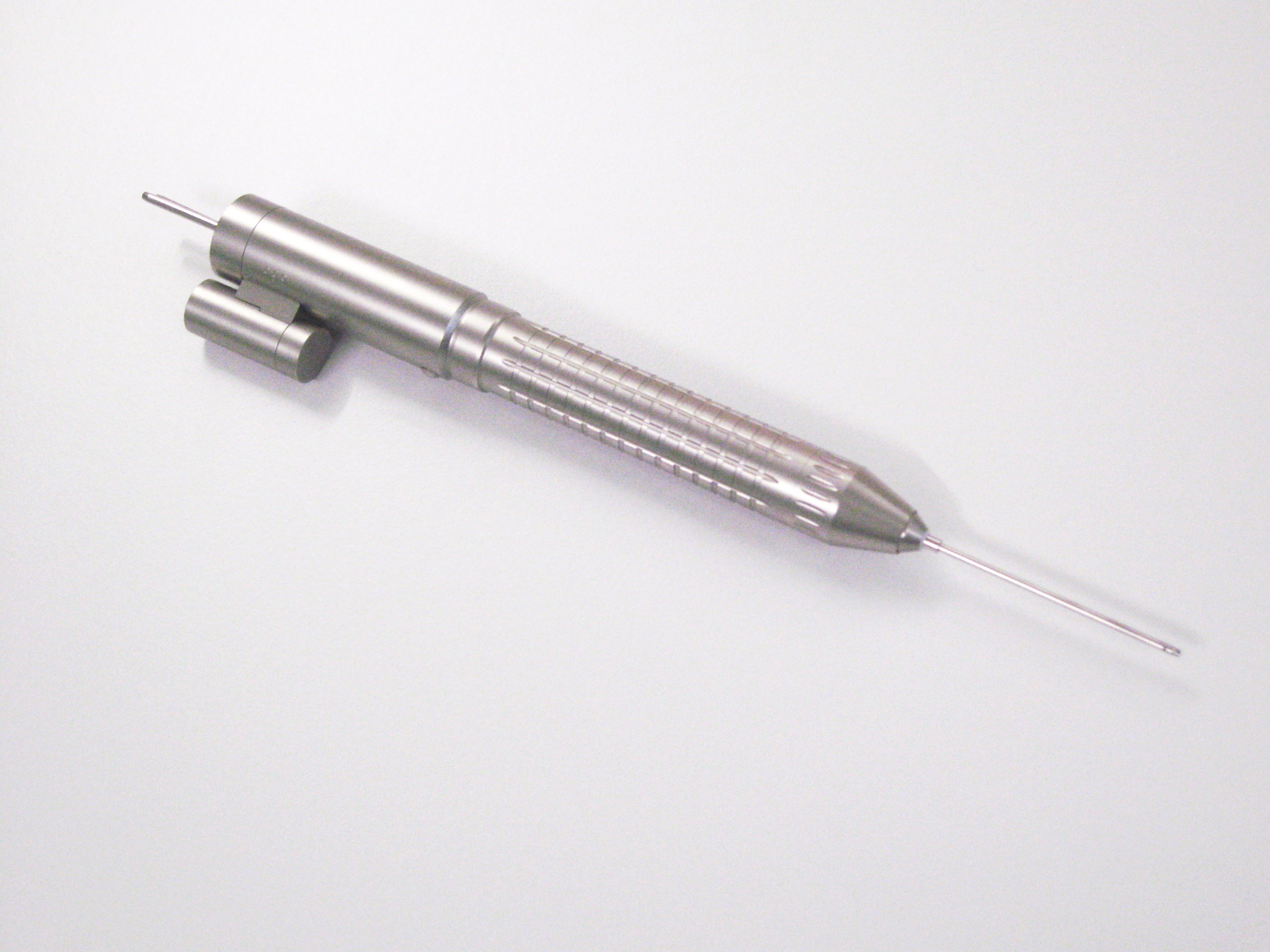Historic metallic vitrectomy cutter instrument