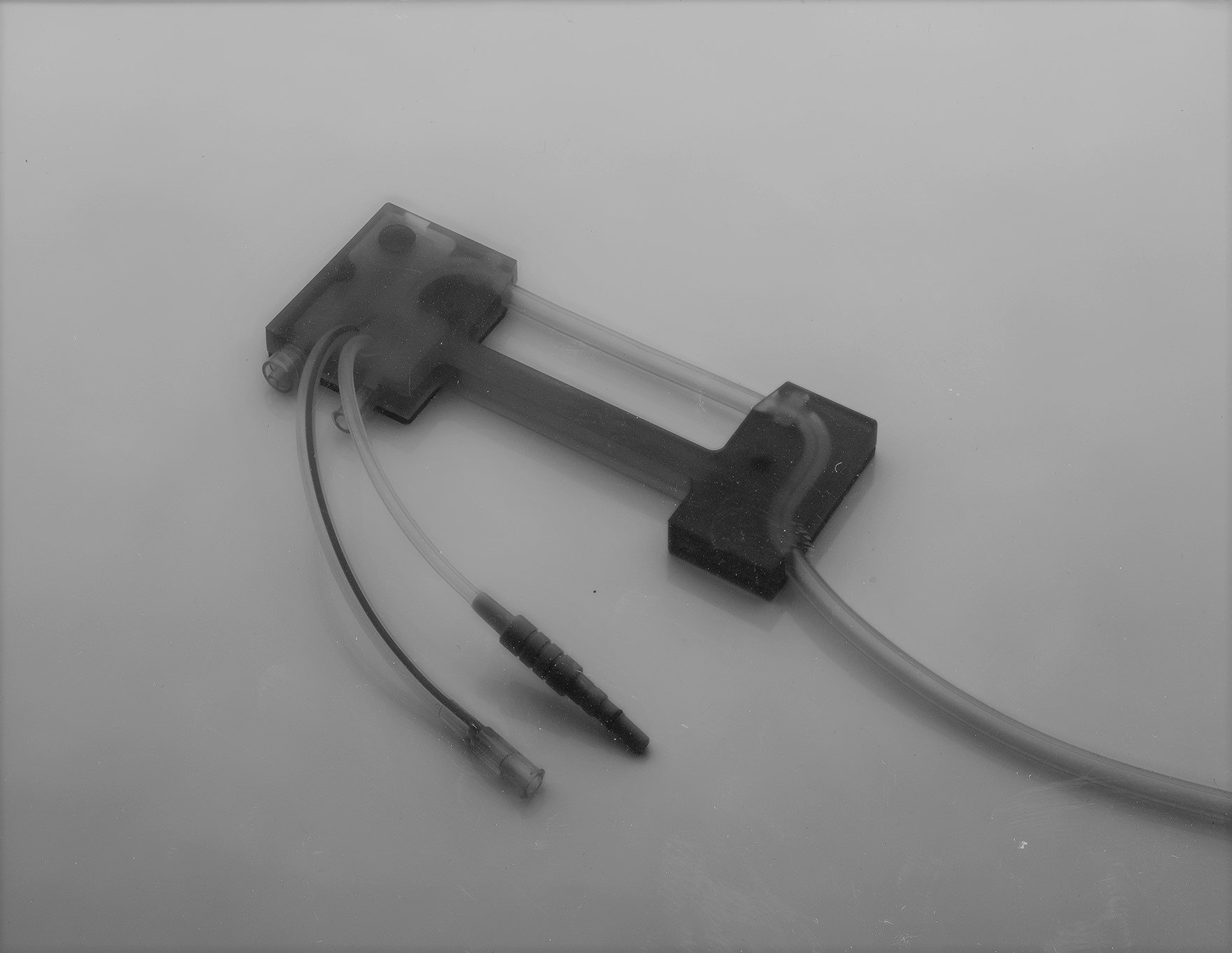 Historical Quinto cassette with tubing and connectors