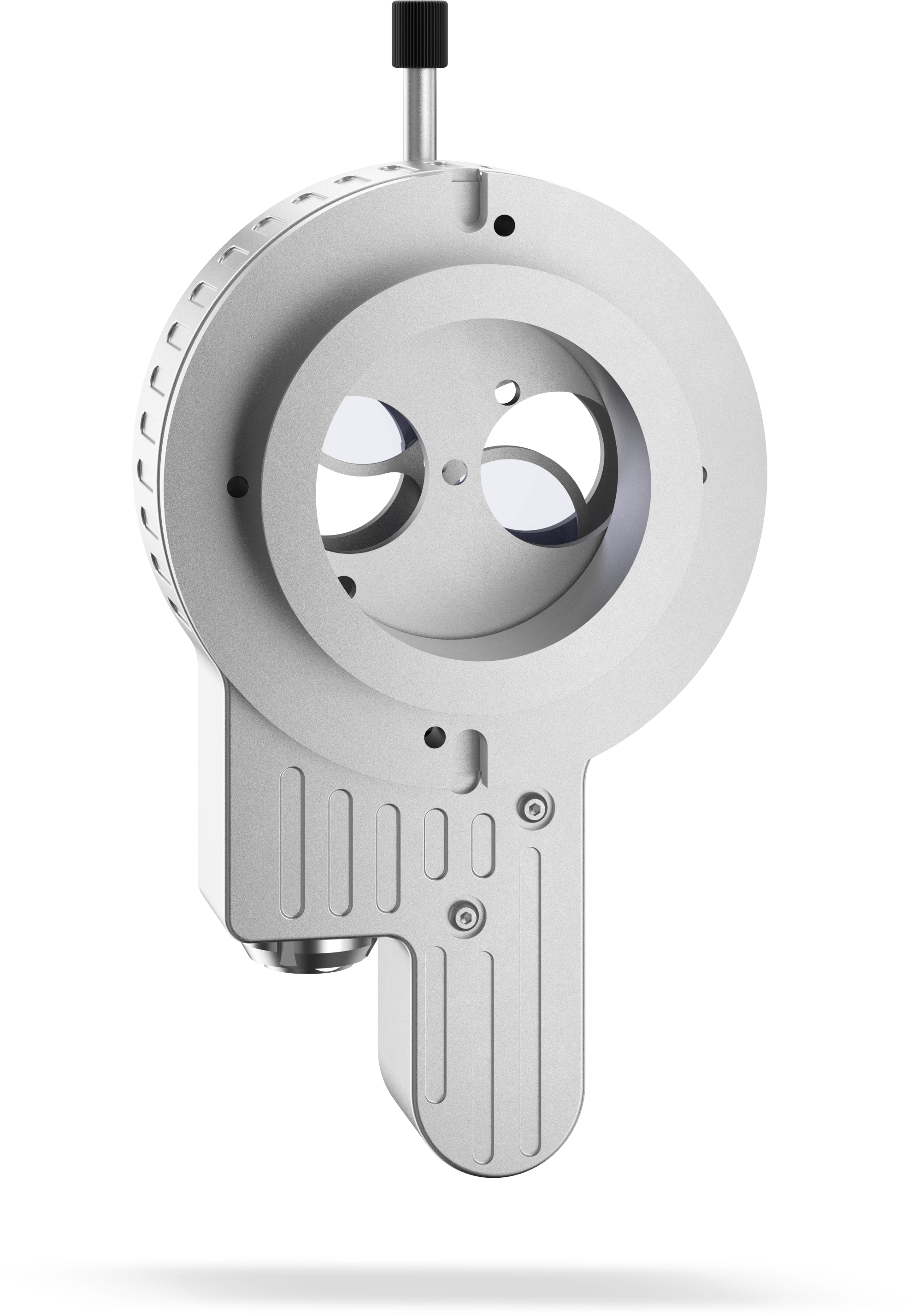 532 nm automated laser user protection filter for ophthalmic microscope integration half open