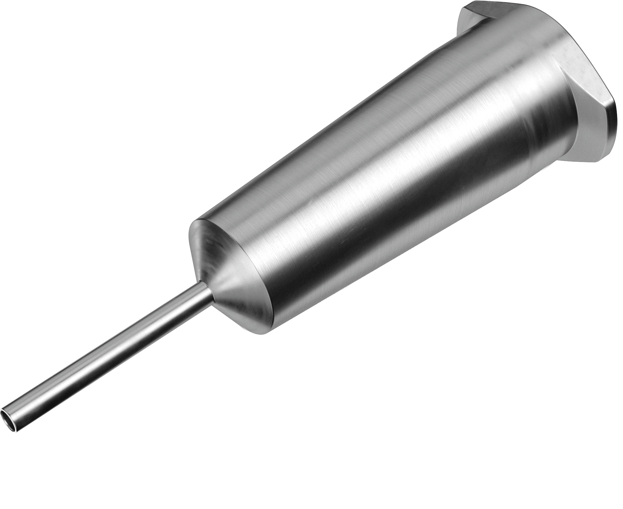 20G visco cannula with metallic finish