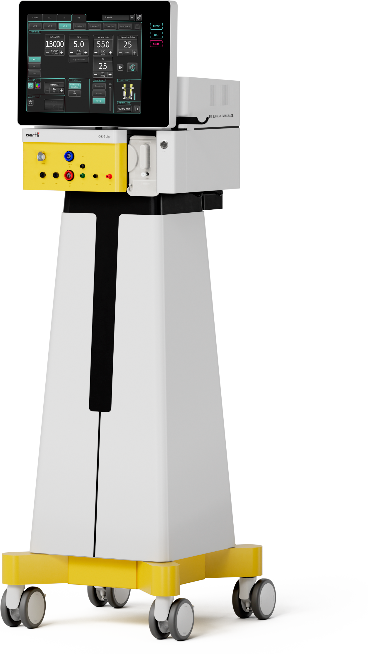 frontal view of the OS 4 Up