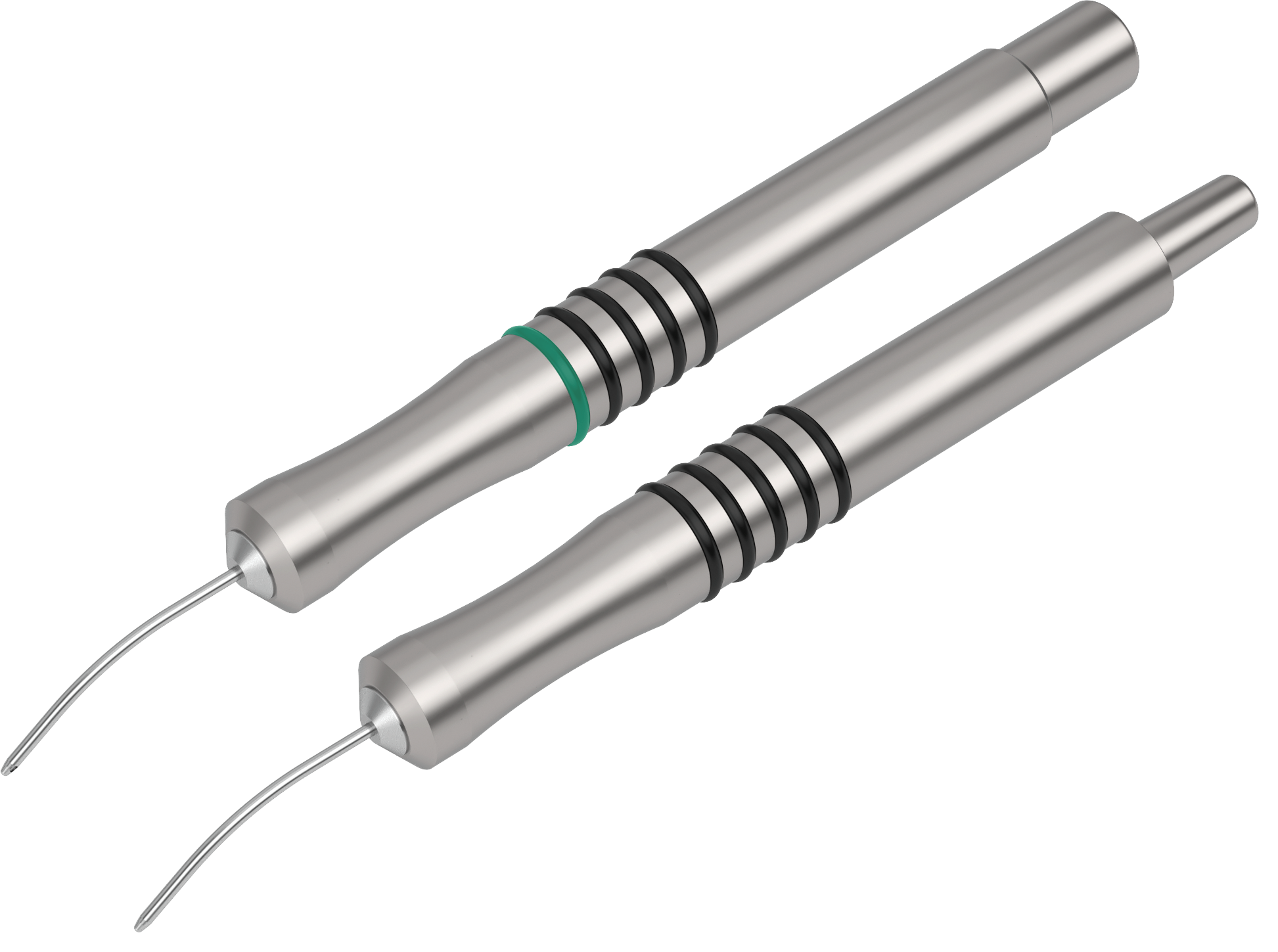 Bimanual I/A instrument set for ophthalmic cataract surgery