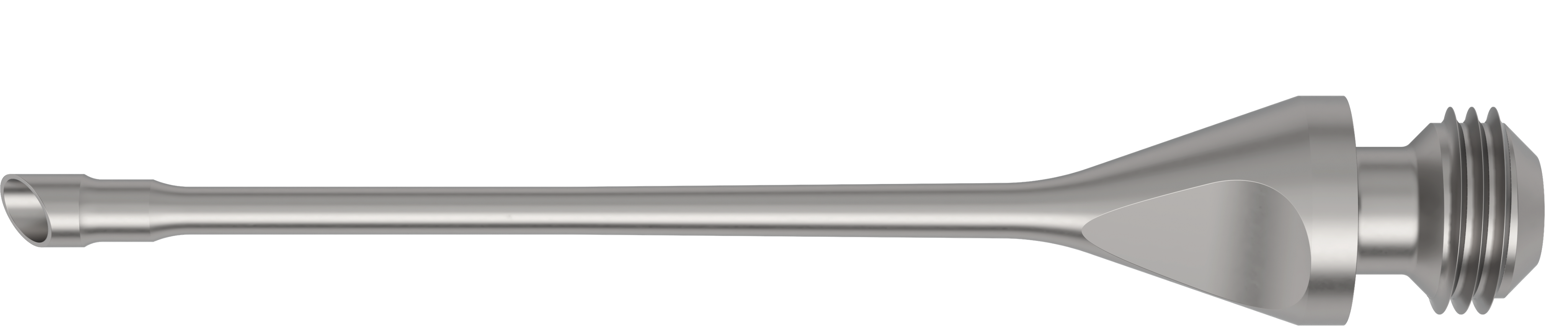 Metallic easyTip phaco tip with a 2.2 mm incision size and 40 degree angled