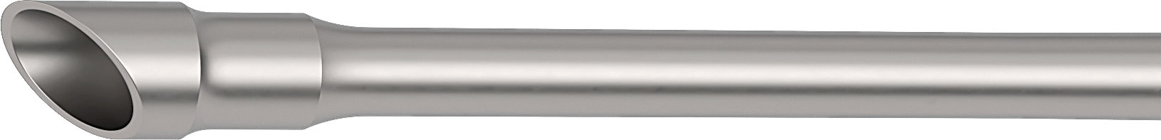 EasyTip phaco tip with a 40° bevel and angled aspiration port