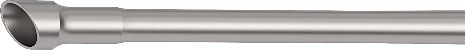 EasyTip Co-Mics phaco tip with a 30° bevel and aspiration port