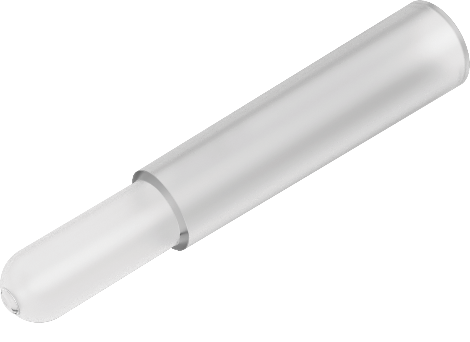 Transparent cylindrical test chamber
