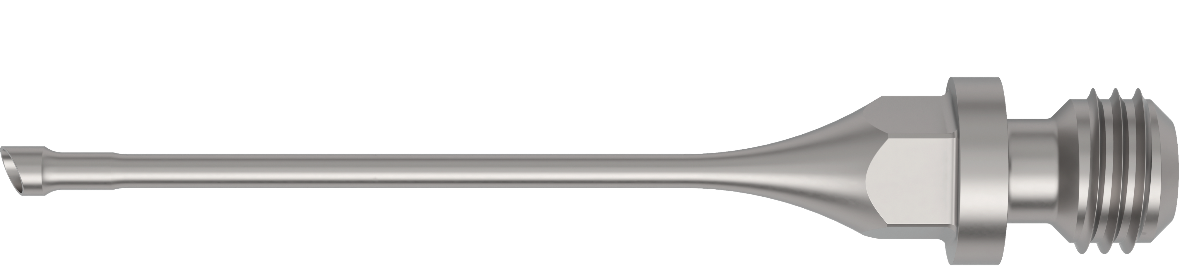 Metallic 30 degree angled phaco tip