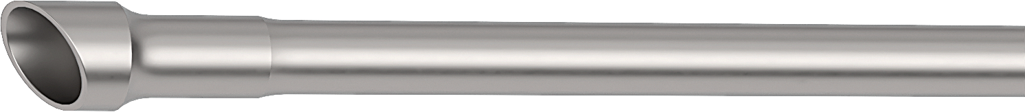 Single use EasyTip Co-MICS phaco tip with a 30° bevel and aspiration port
