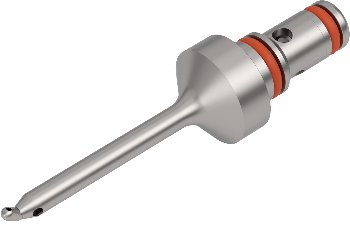 45 degree I/A quick tip with 1.5 mm leg length for ophthalmic surgery