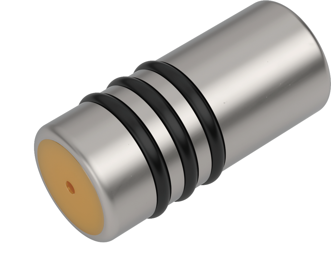 Metallic key for ophthalmic phaco tips with sealing rings