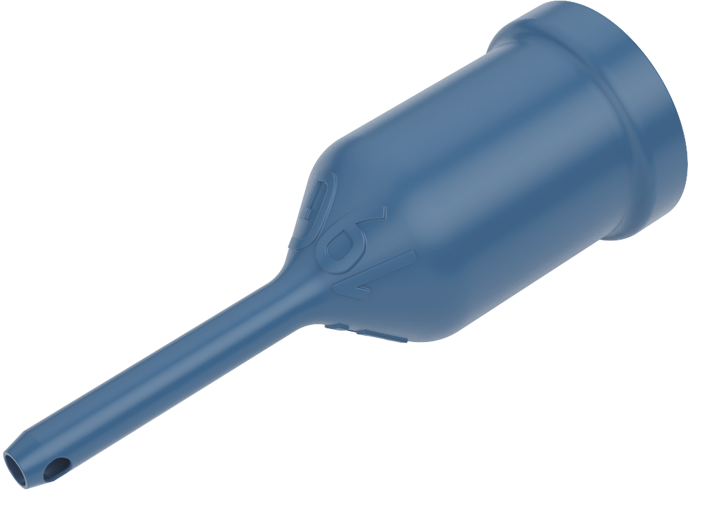 Blue irrigation sleeve