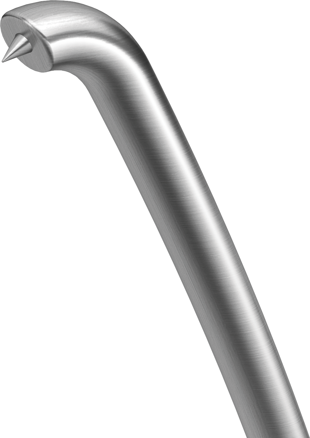 Detailed view of a standard HF capsulotomy tip for ophthalmic surgery