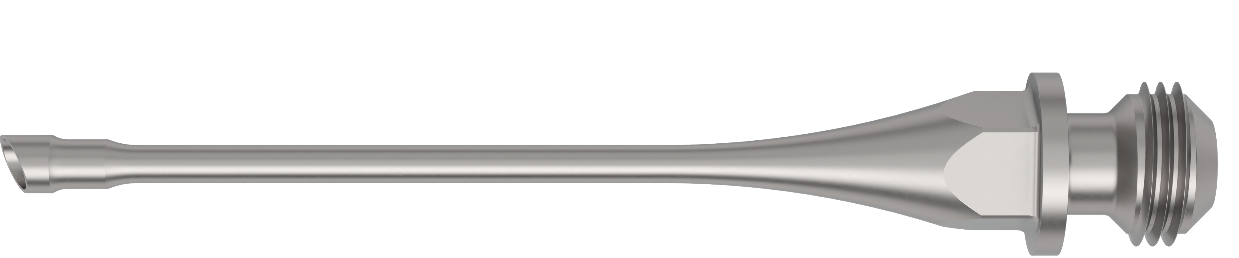 Metallic easyTip phaco tip with a 2.2 mm incision size and 30 degree angled