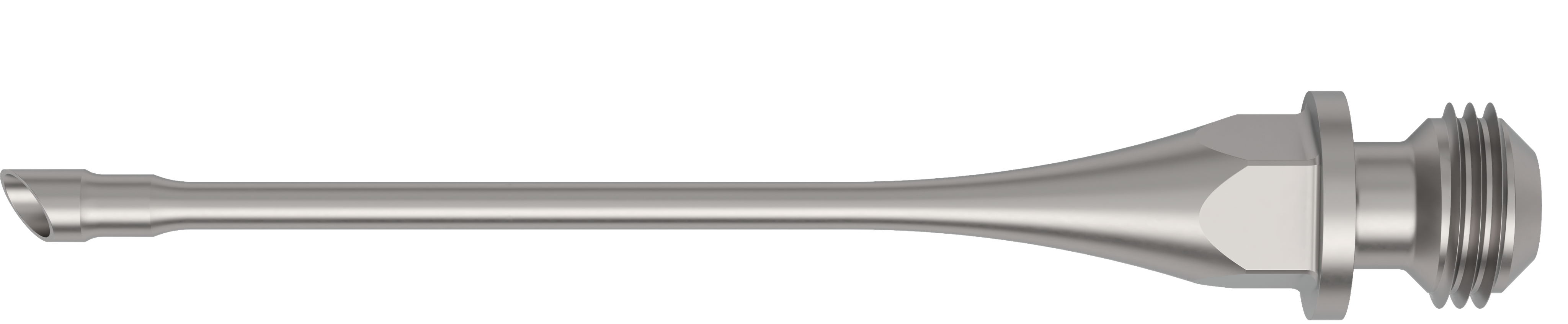 Metallic easyTip phaco tip with a 2.2 mm incision size and 40 degree angled