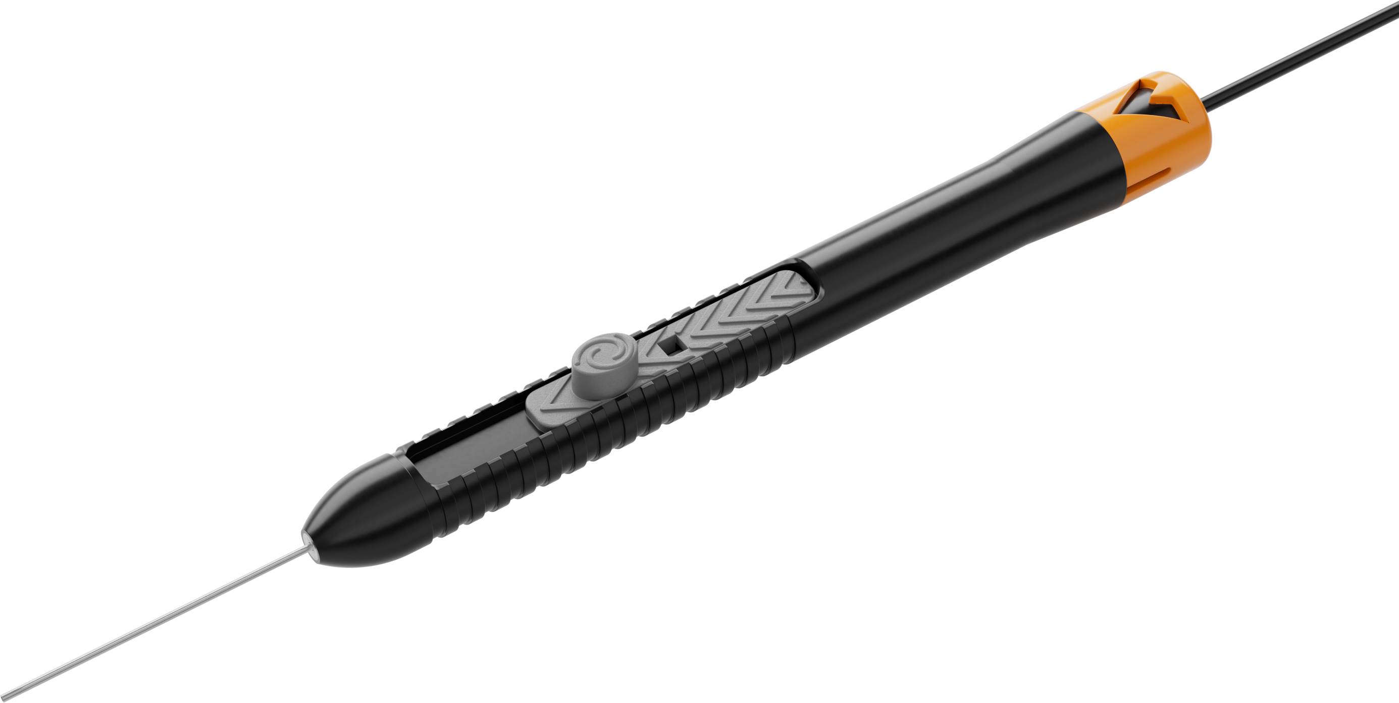 23G intuitive extendable laser probe with adjustable handle mechanism