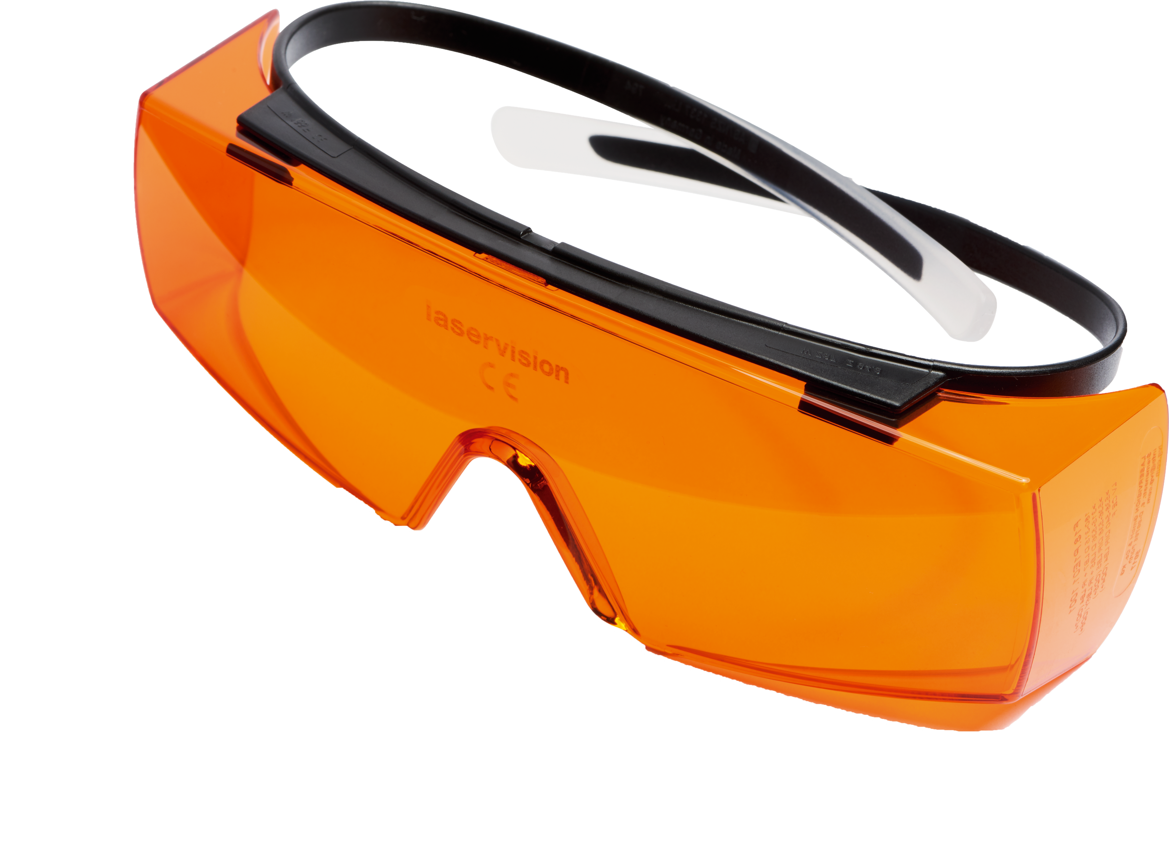 orange laser safety goggles for ophthalmic laser procedures