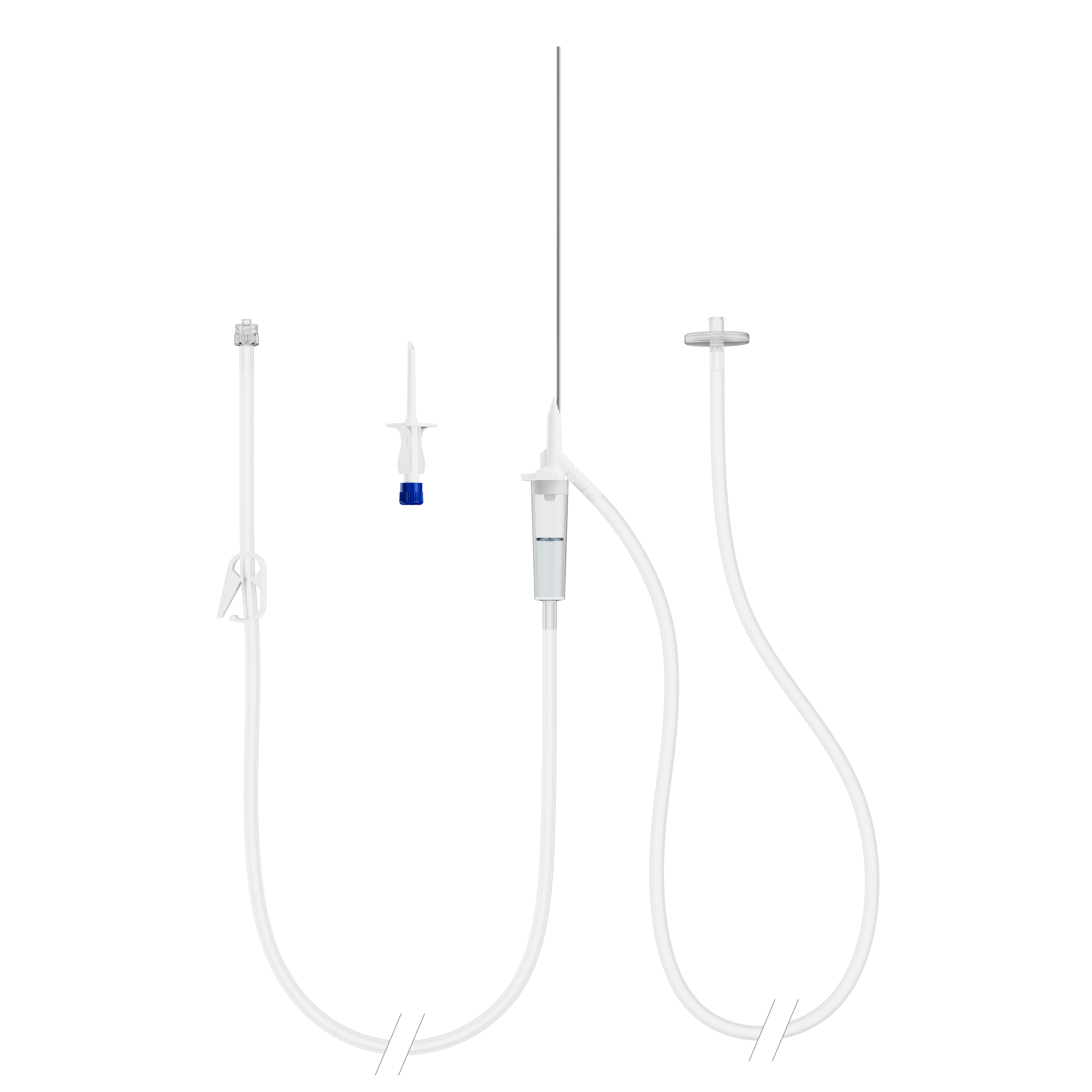Ophthalmic active infusion set for the Faros surgical platform