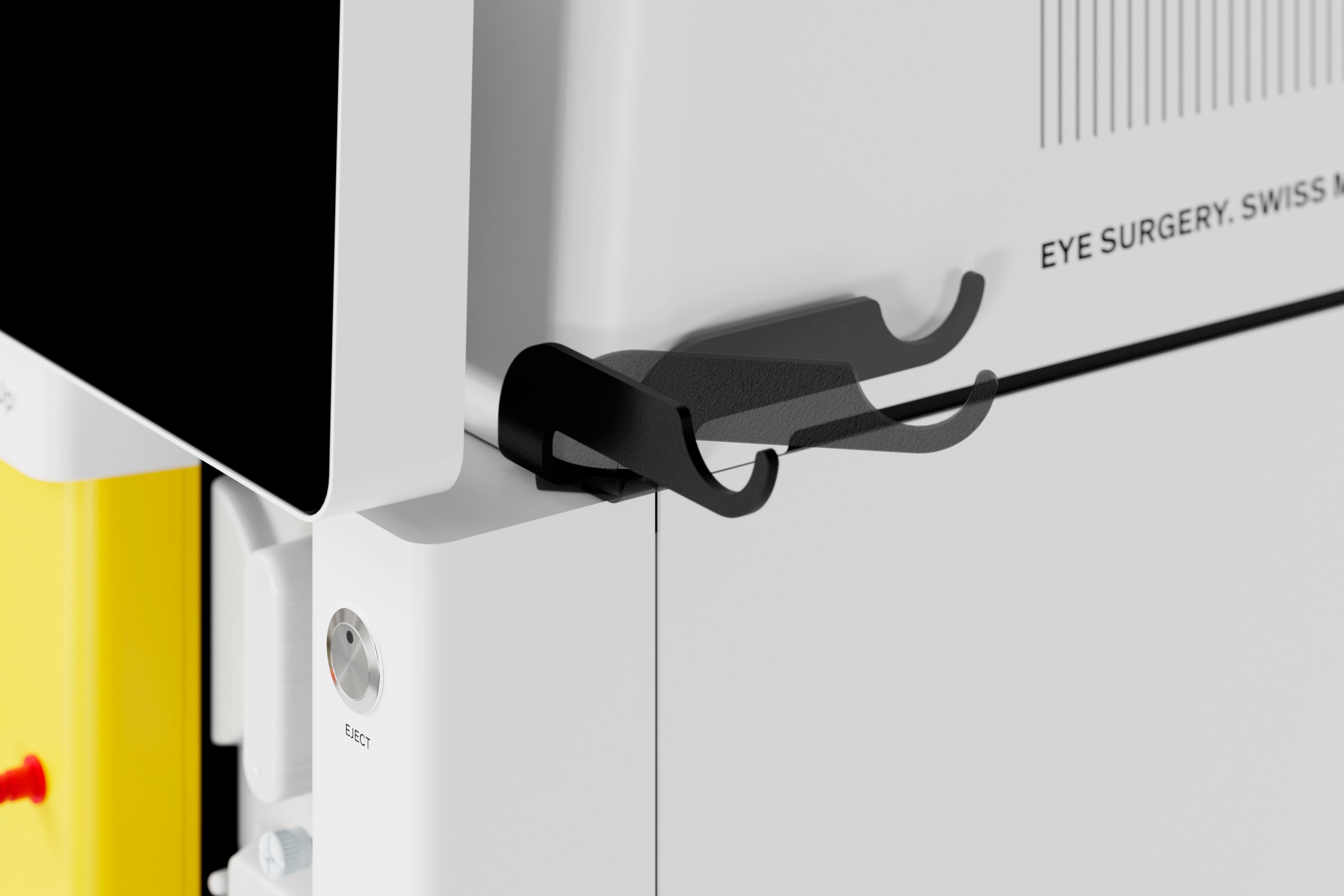 Side view of the OS 4 Up ophthalmic system