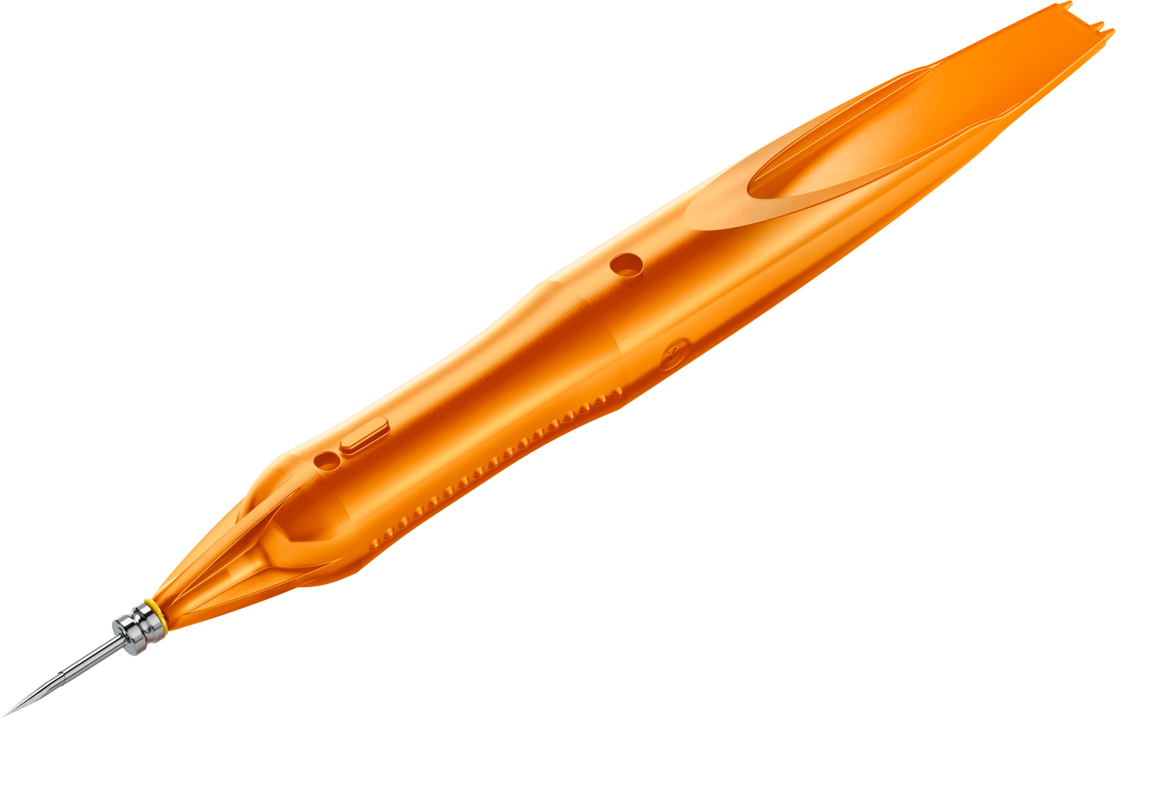 23G trocar with incision knife for controlled scleral entry