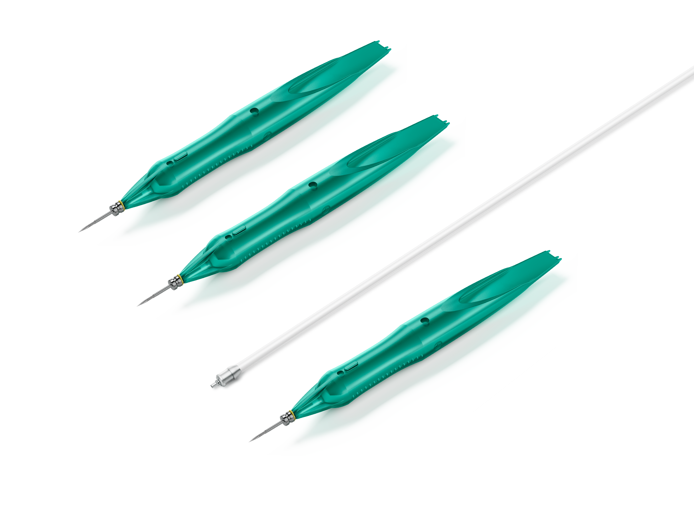 Caliburn Trocar System 25G with trocar cannulas and infusion cannula