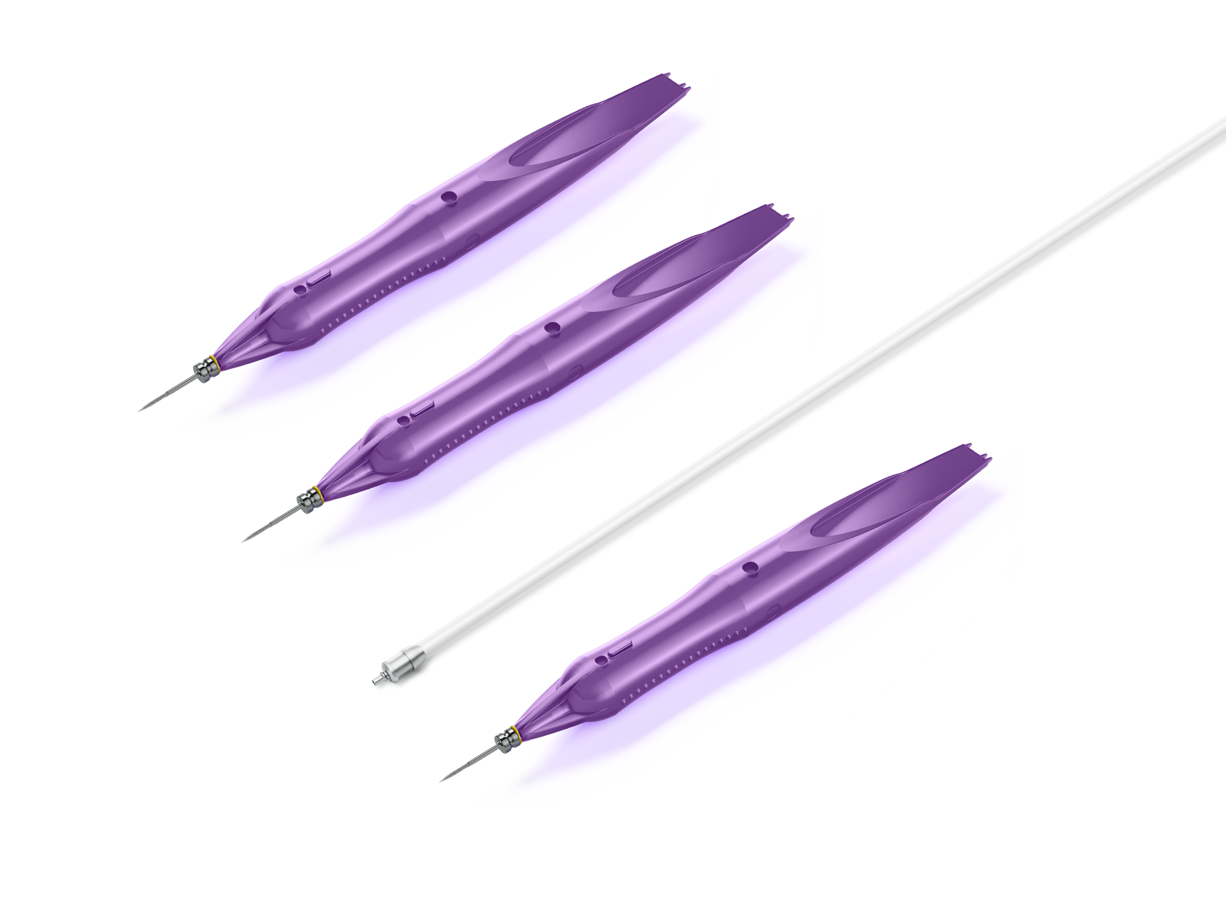 Caliburn Trocar System 27G with trocar cannulas and infusion cannula
