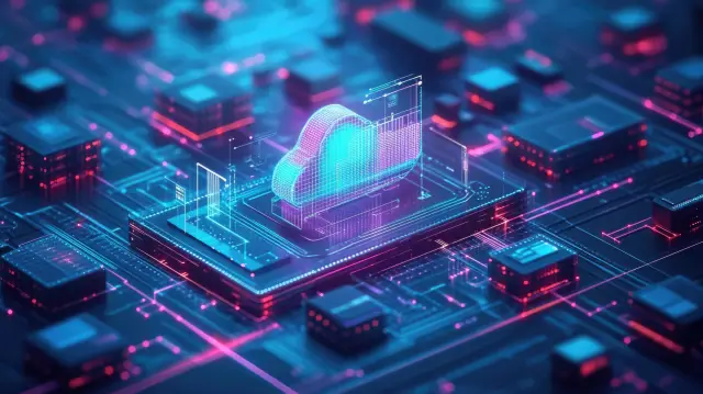 Cloud-native infrastructure illustration featuring service mesh, integrated monitoring, and scalable systems in a modern networked computing environment --ar 16:9 --raw --stylize 300 --v 6.1 Job ID: d76f06c5-5245-4414-911a-409088a62793